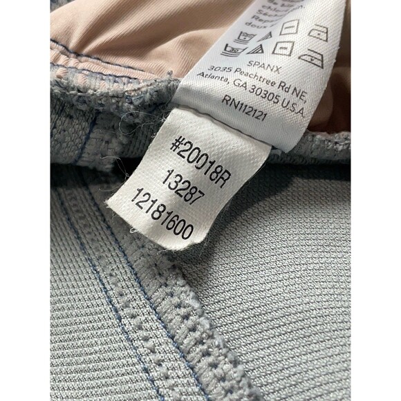 Spanx Women Medium Jean-ish Polka Dot Ankle Legging Jegging Stretch Pull On Blue - Picture 11 of 11